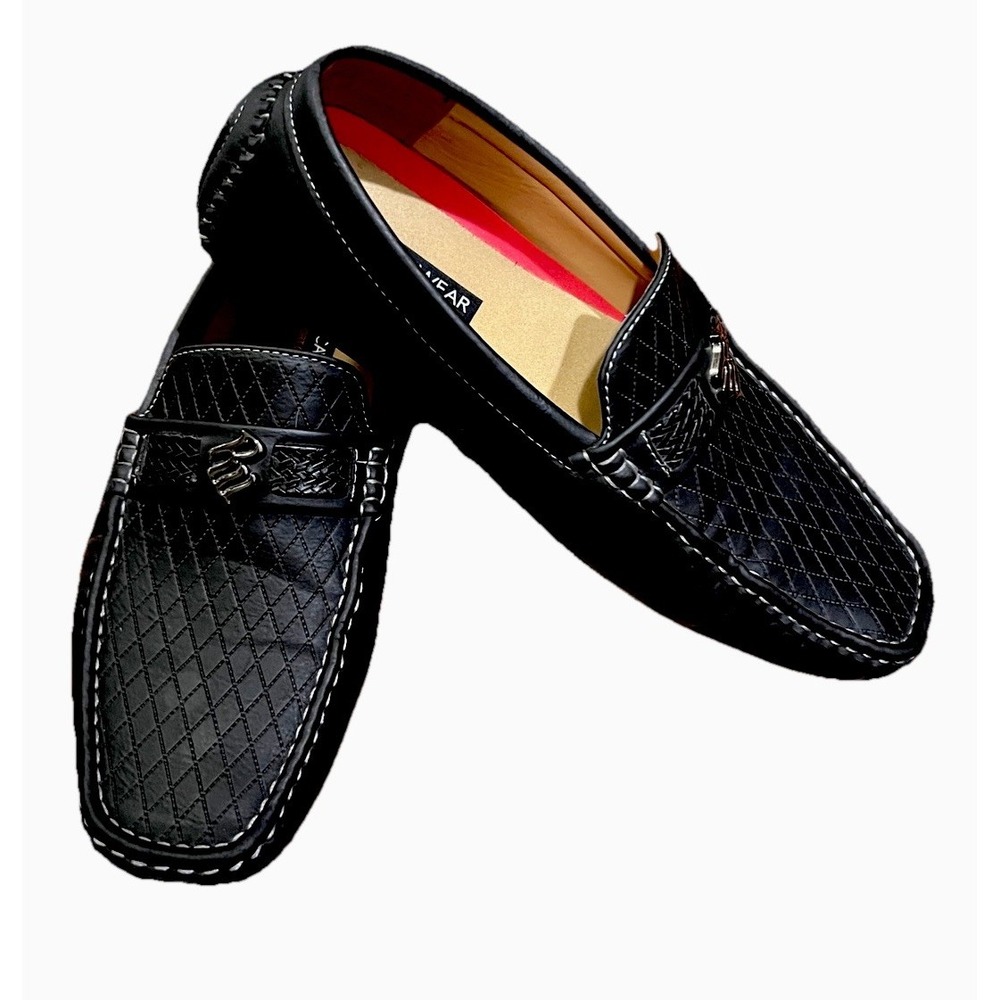 Rocawear LAKER-MENS Comfort Classic Driving Loafers Slip-On Shoes Black Men 10.5